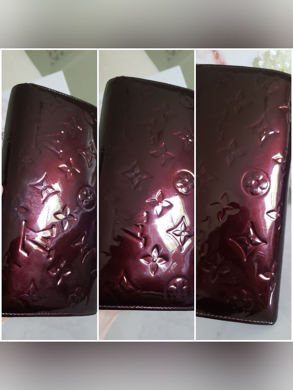 Authentic Pre-owned Louis Vuitton Rossmore Vernis Long Flap Wallet - Picture 13 of 16